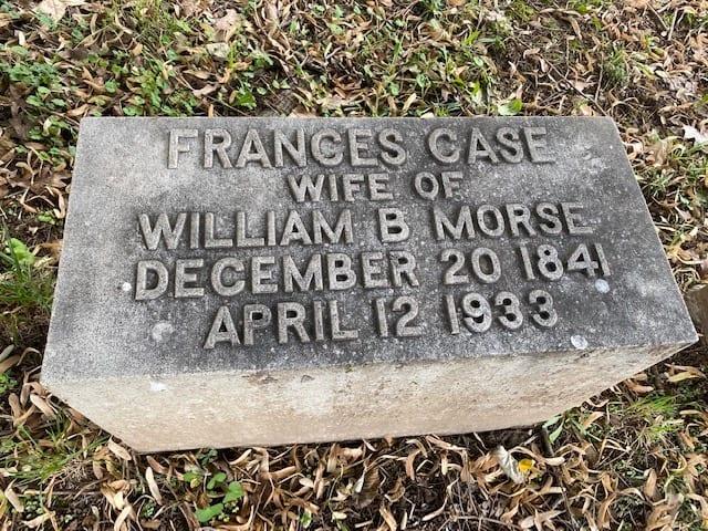 Frances Case Morse: Susan B. Anthony’s Neighbor in Life and in Death