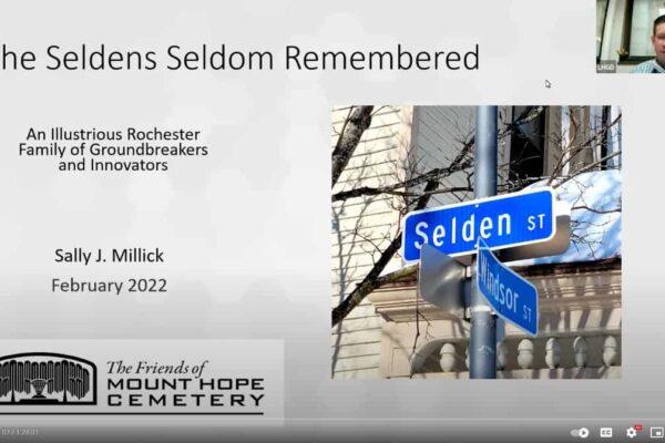 Mourning in the Morning: Seldens Seldom Remembered: An Illustrious Family of Groundbreakers and Innovators
