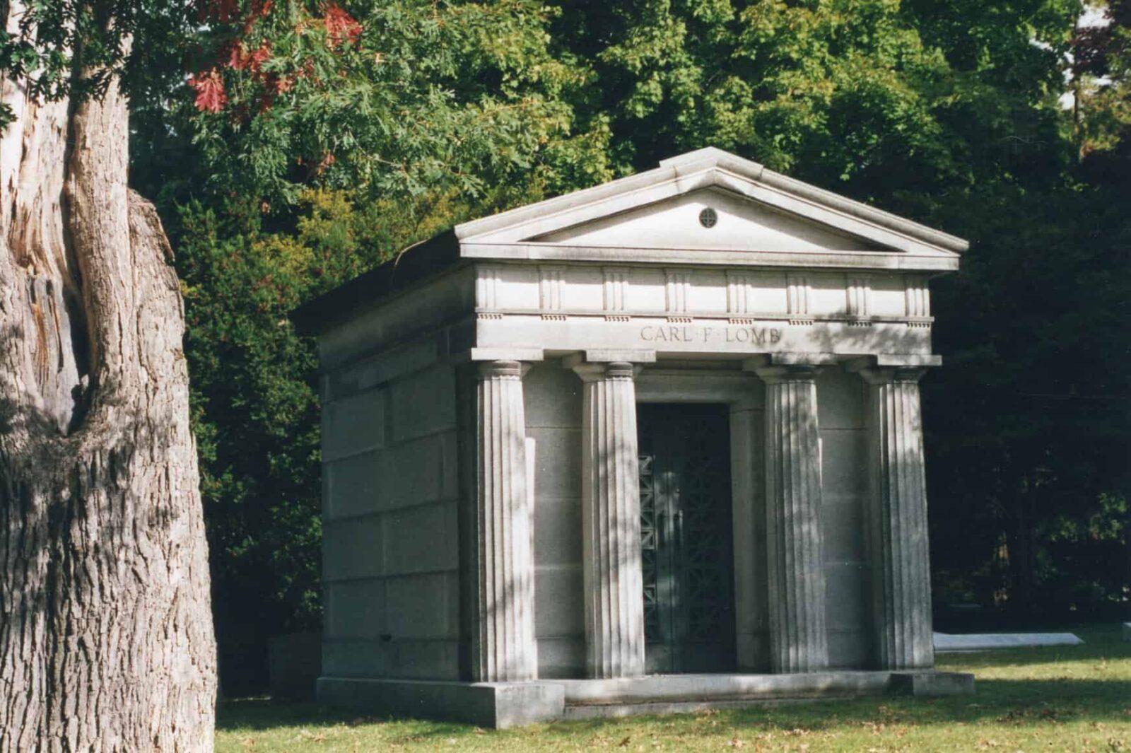 Carl Lomb Mausoleum - Mount Hope Cemetery