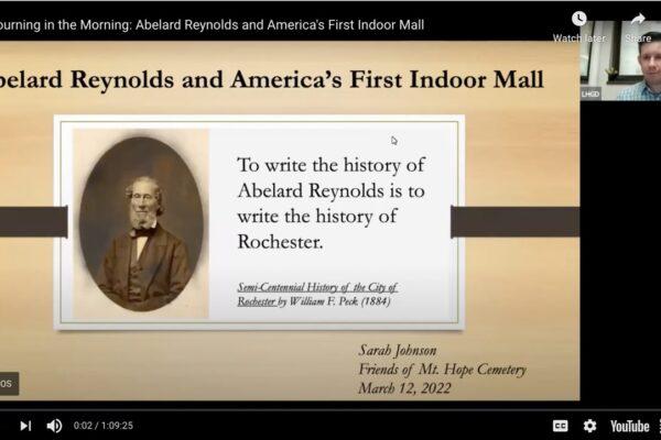 Mourning in the Morning – Abelard Reynolds and America’s First Indoor Mall