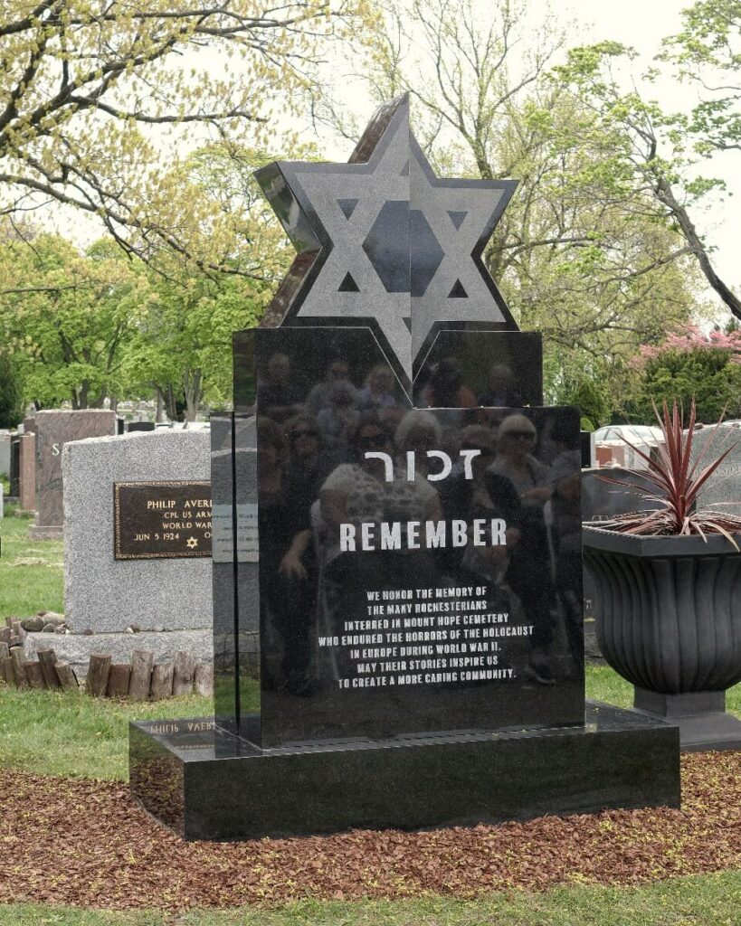 Holocaust Monument at the Mount Hope Cemetery