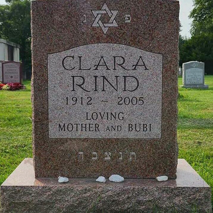Clara Rind Mount Hope Holocaust Archive