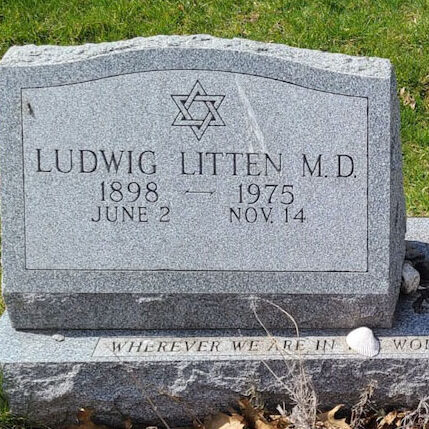 Dr. Ludwig Litten - Mount Hope Cemetery Holocaust Archive