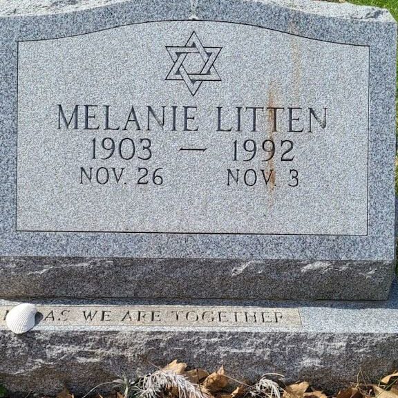 Melanie Litten Mount Hope Cemetery Holocaust Archive